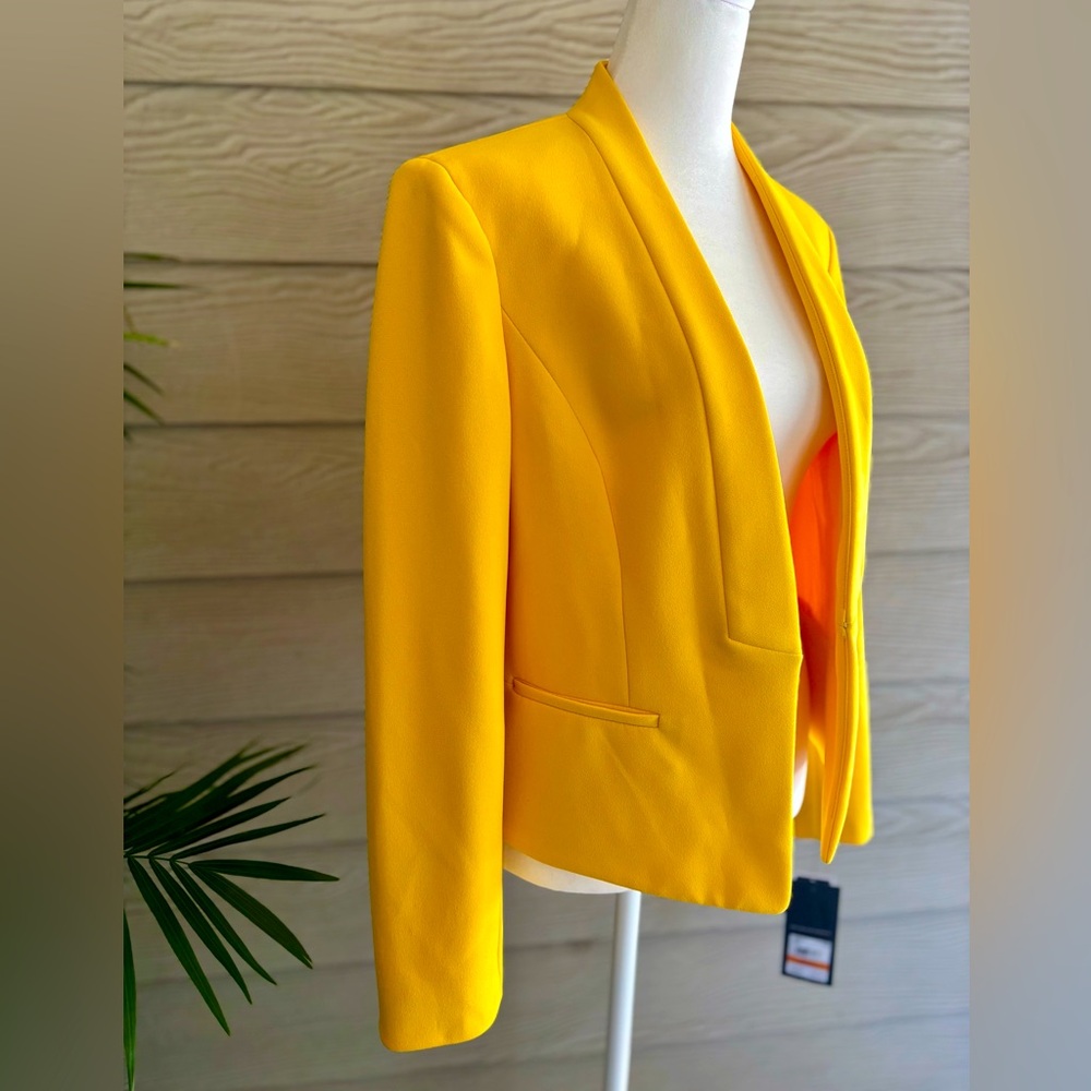 Nine West Stretch Blazer – Capri Yellow – Size Small